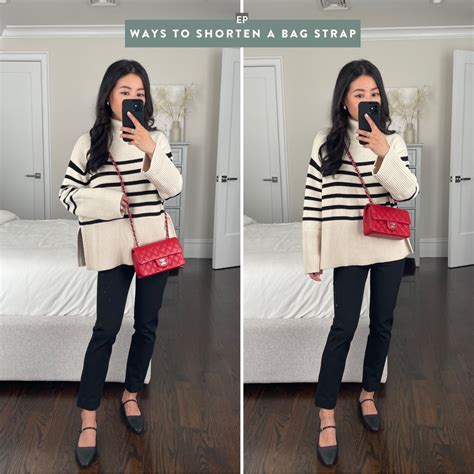 how to shorten ysl bag strap